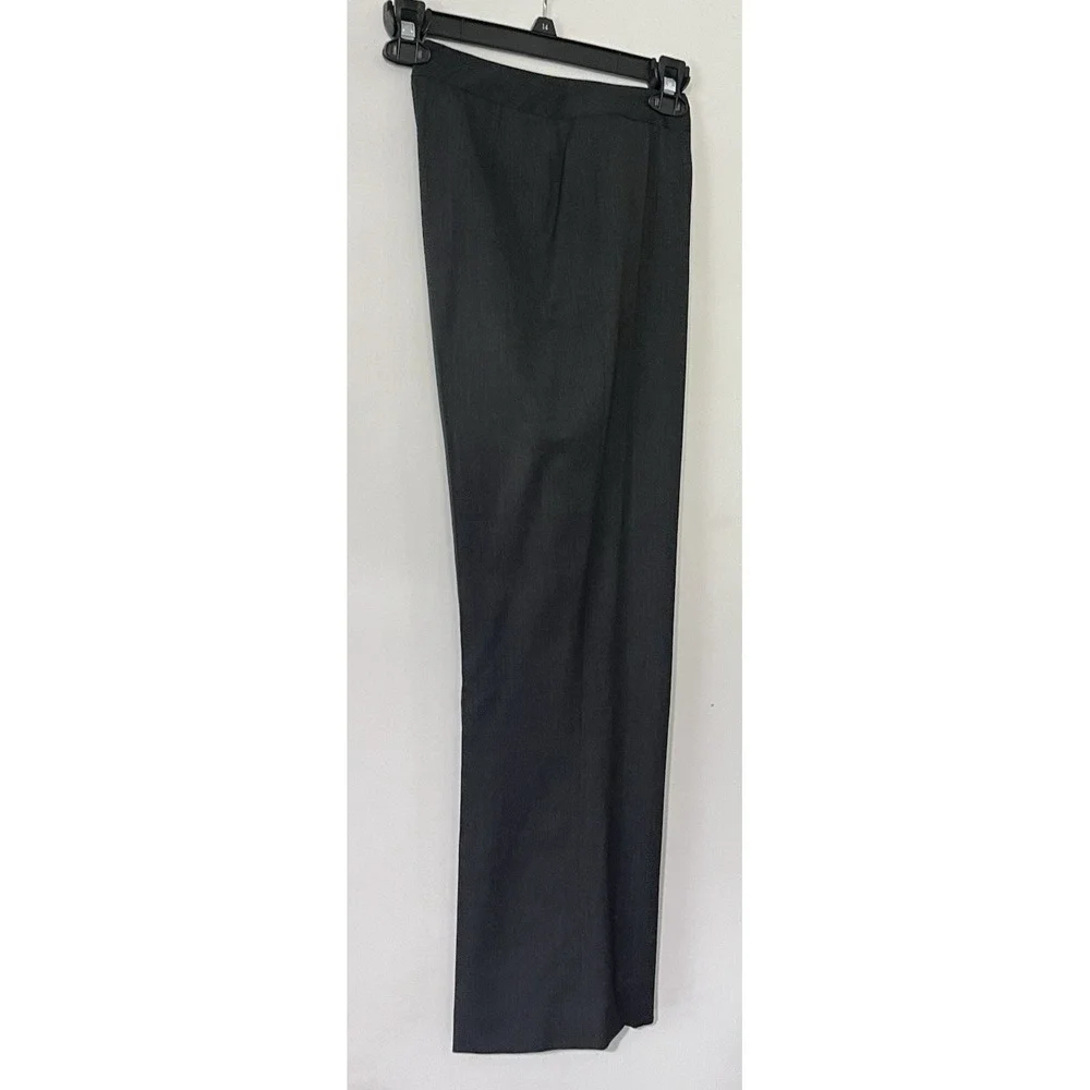 Lafayette 148 NY Wm's Black Trousers Size 2 Hook Closure Office Career‎ $378